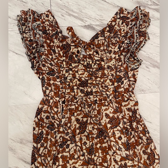 ANTHROPOLOGIE Mirabelle ruffled Maxi Dress - Picture 5 of 7